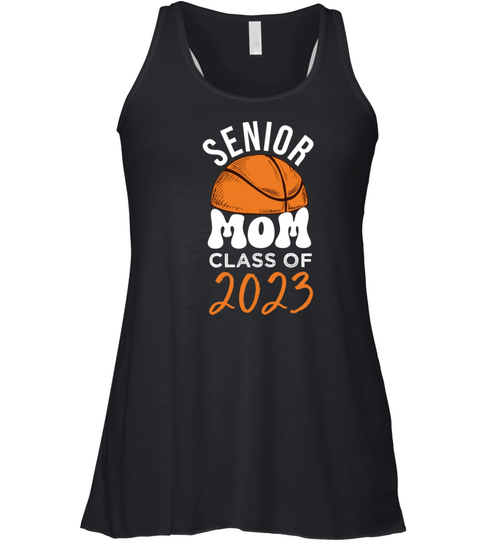 Senior Mom Class of 2023 Parent Basketball Women's Flowy Tank Top