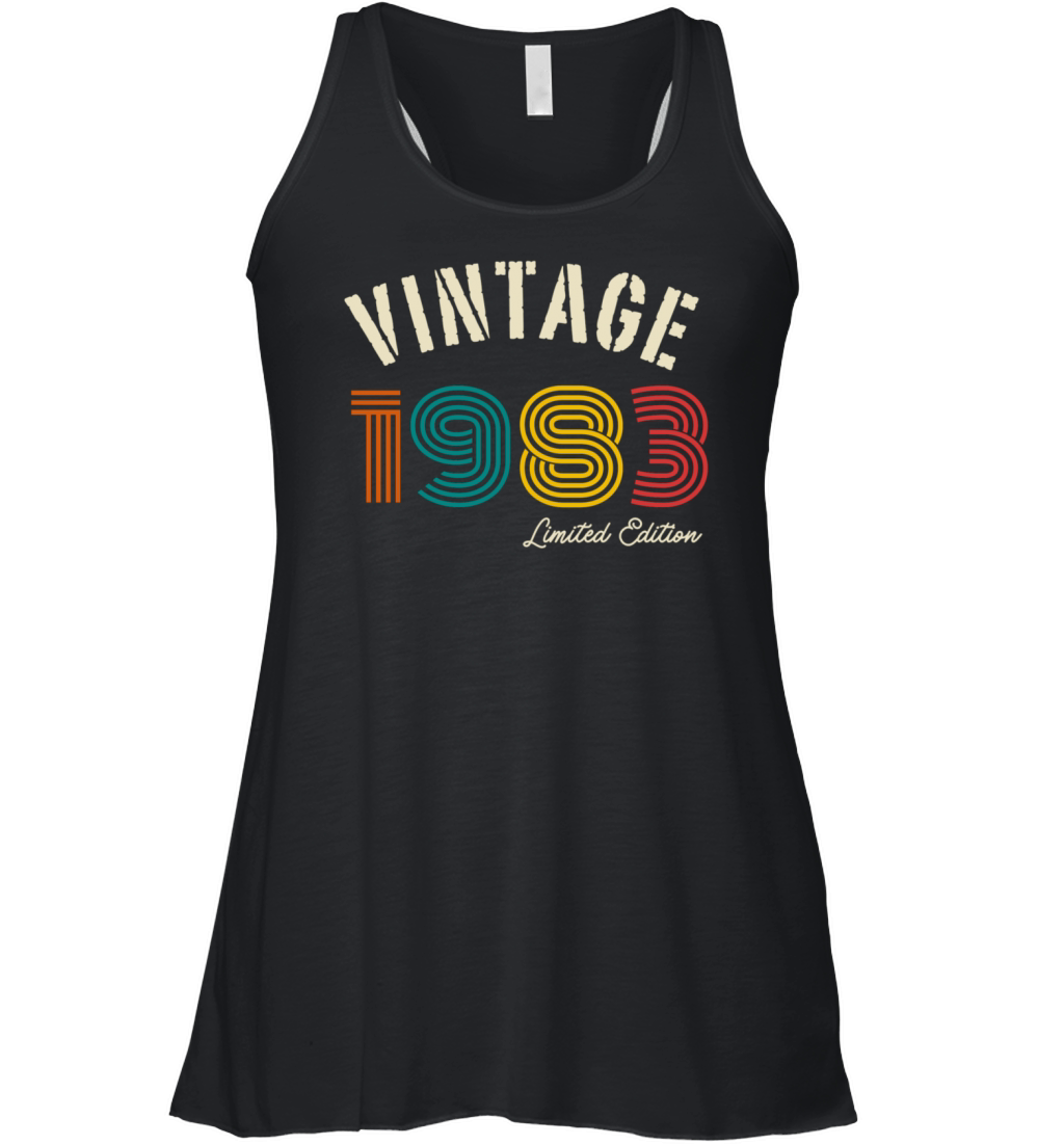 Vintage 1983 40th Birthday Women's Flowy Tank Top