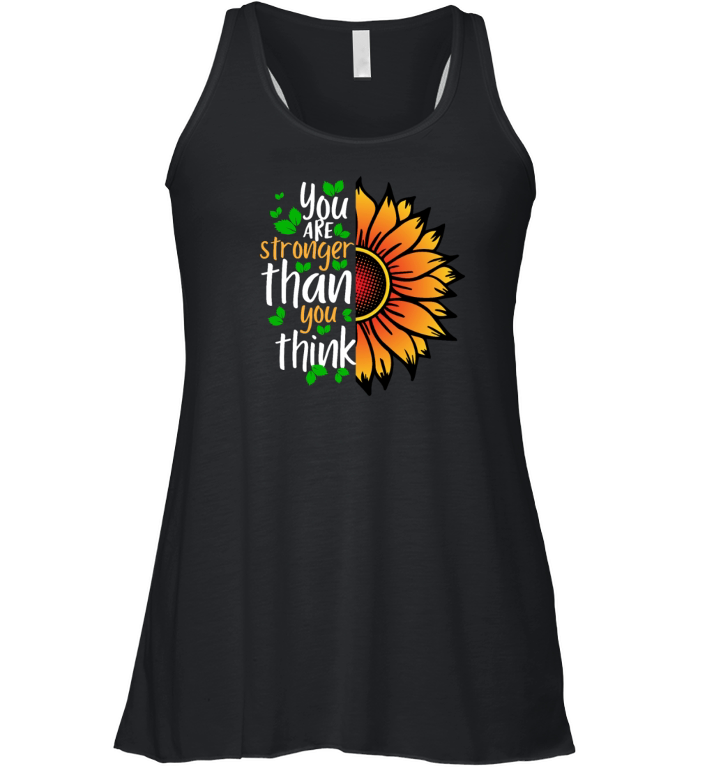 You Are Stronger Than You Think Women's Flowy Tank Top