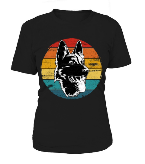 German Shepherd Lovers Vintage Mom Dad Dog Pet Women's T-Shirt