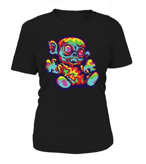 Horror Scary Bear Halloween Vampy Bear Women's T-Shirt