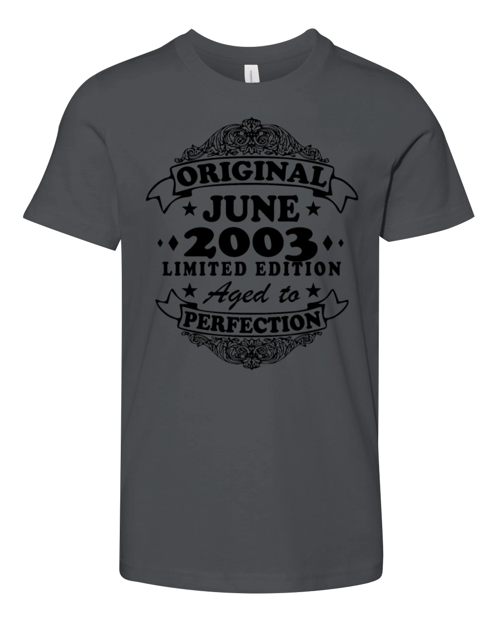 20th birthday Year of birth June 2003 Born in 2003 Youth Unisex Jersey Tee