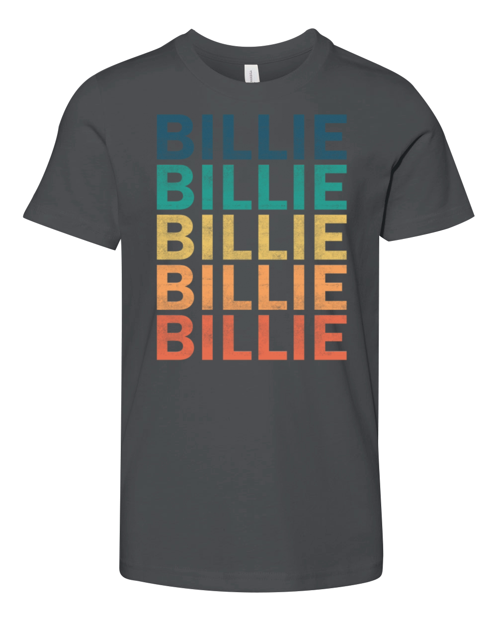 Billie Name T Shirt - Billie Vintage Retro Name Gi Youth Unisex Jersey Tee