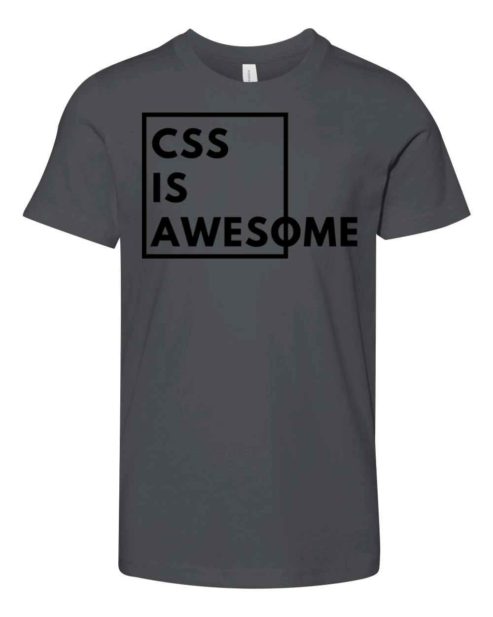 css is awesome Youth Unisex Jersey Tee