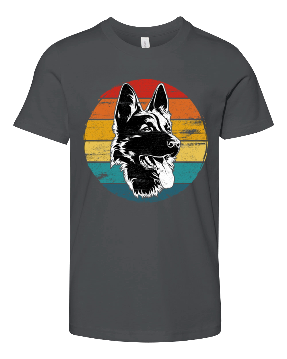 German Shepherd Lovers Vintage Mom Dad Dog Pet Youth Unisex Jersey Tee