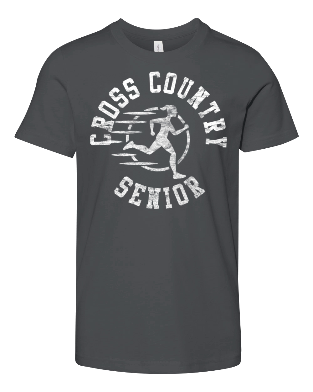 Vintage Cross Country Senior Youth Unisex Jersey Tee