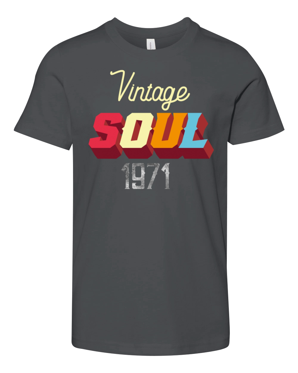 Vintage Soul 1971 Youth Unisex Jersey Tee