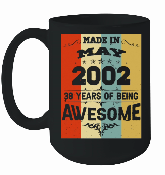 May 2002 Vintage Birthday Present Ceramic Mug