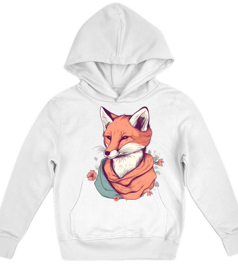 Adorable Foxy Mama Funny Mothers Day Kids Hoodie