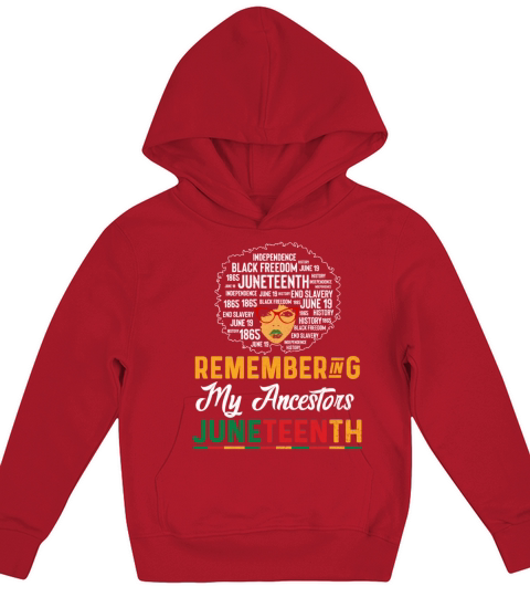 The Same Heart Inside Black History Juneteenth Kids Hoodie