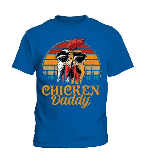 Chicken Daddy Vintage Fathers Day Funny Kids T-Shirt