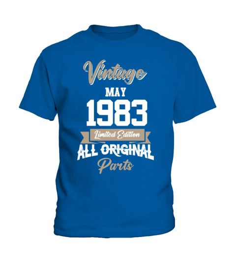 May 1983 Vintage Birthday Present Kids T-Shirt