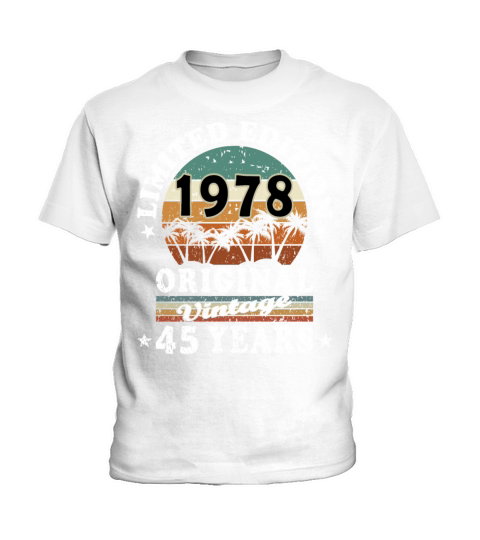 Original May vintage 1978 45th birthday gift Kids T-Shirt