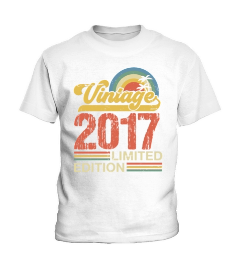 Retro Vintage 2017 Limited Edition Kids T-Shirt