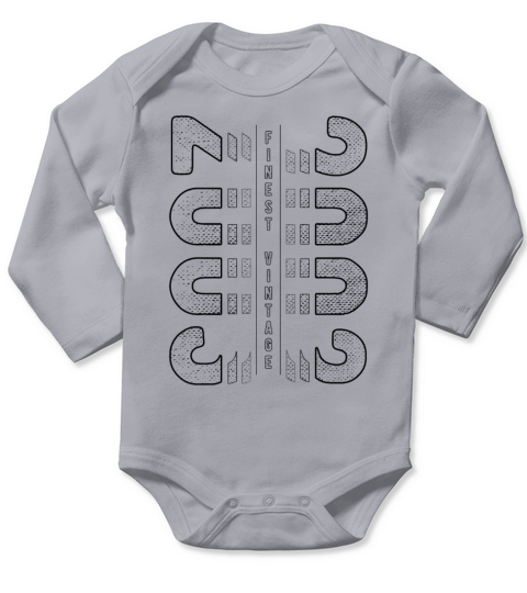 Finest Vintage 2003 Year Of Birth 2003 Birthday Long Sleeve Baby One-Piece