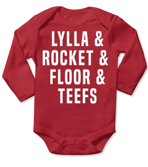 Lylla Rocket Floor Teefs Funny Birthday Quote Long Sleeve Baby One-Piece