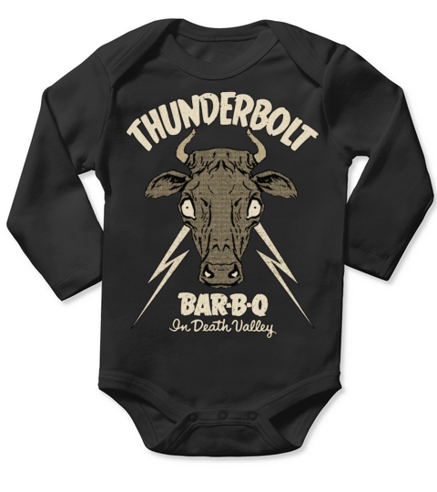 Vintage Death Valley Barbeque Long Sleeve Baby One-Piece