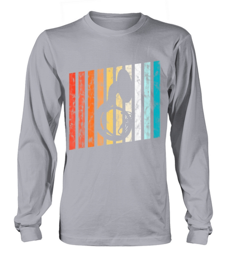 Retroousaphone Tuba 70s Music Band Distressed Long sleeved Unisex