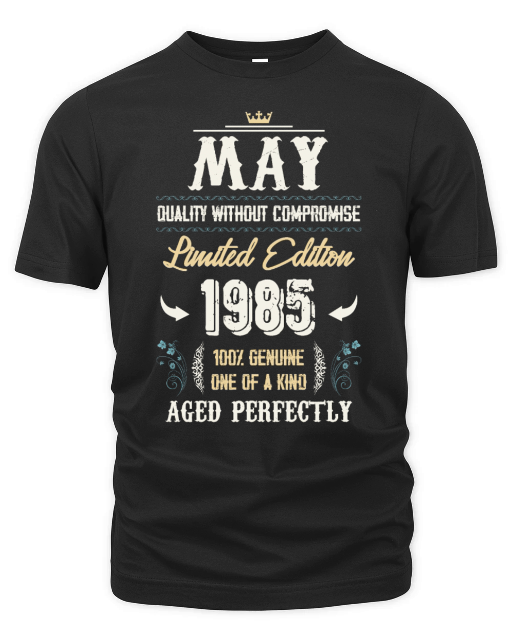 May 1985 Vintage Birthday Present Organic Unisex T-shirt