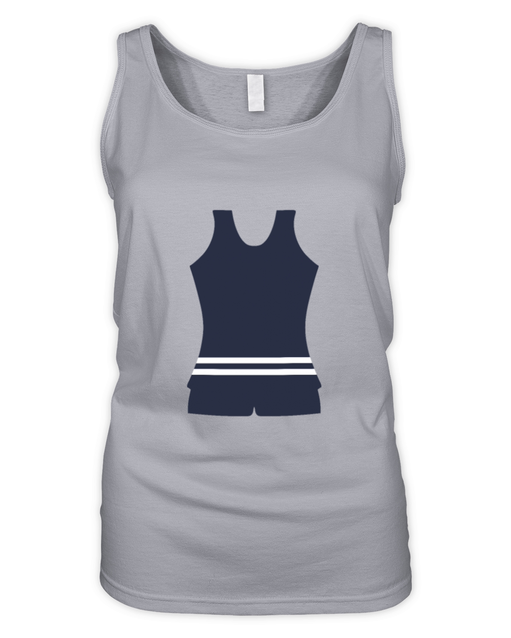 Vintage Navy Blue Bathing Suit Organic Women's Tank Top