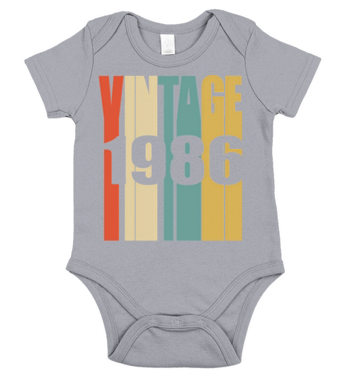 1986 37 Yrs Old Bday 1986 37Th Short Sleeve Baby One-Piece