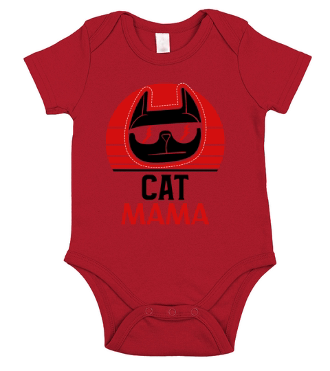 Cat Daddy Vintage Eighties Style Distressed Cat Short Sleeve Baby One-Piece