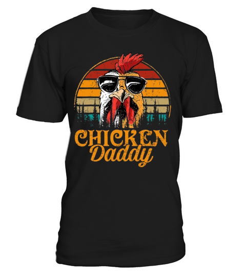 Chicken Daddy Vintage Fathers Day Funny T-Shirt Unisex