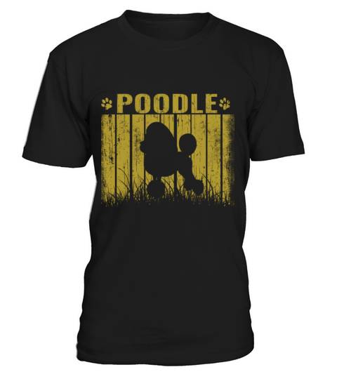 Retro Poodle Dog Vintage Gifts T-Shirt Unisex