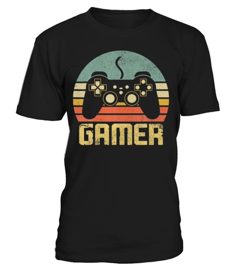 Vintage Retro Gamer Video Game Player T-Shirt Unisex