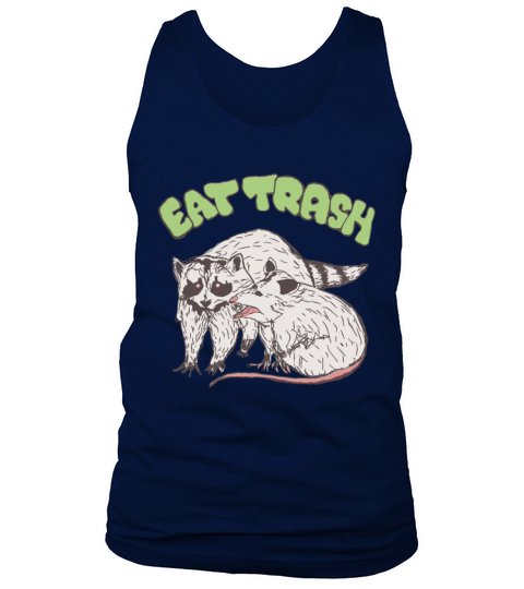 funny animals saying raccoon rat quote sarcastic Tank Top Unisex