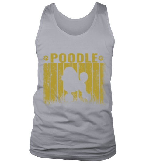 Retro Poodle Dog Vintage Gifts Tank Top Unisex