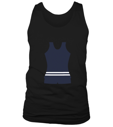 Vintage Navy Blue Bathing Suit Tank Top Unisex