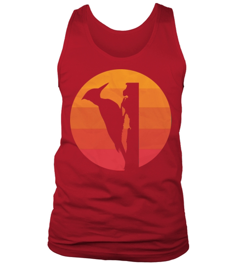 Vintage Retro Woodpecker Tank Top Unisex