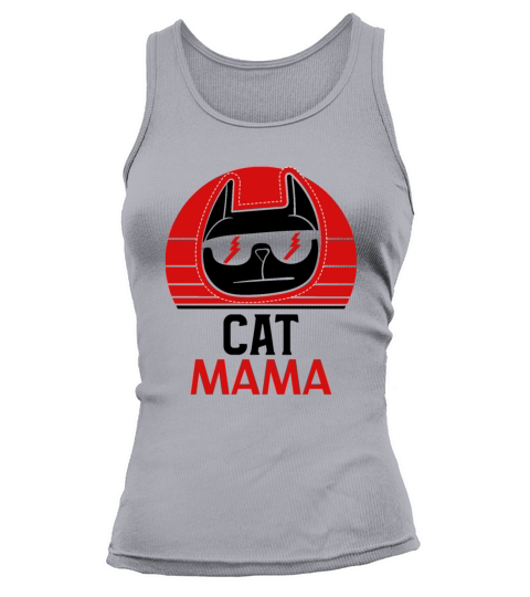 Cat Daddy Vintage Eighties Style Distressed Cat Tank top Woman