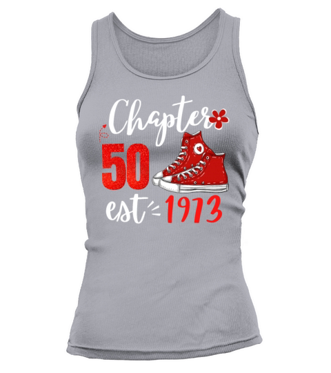 Chapter 50 EST 1973 Happy 50th Birthday Tank top Woman