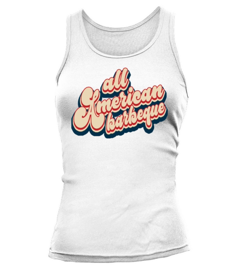 Classic All American Barbeque Patriotic 4th of Jul Tank top Woman