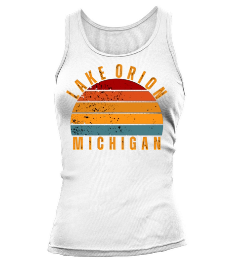 Lake Orion Michigan Vintage Retro Tank top Woman