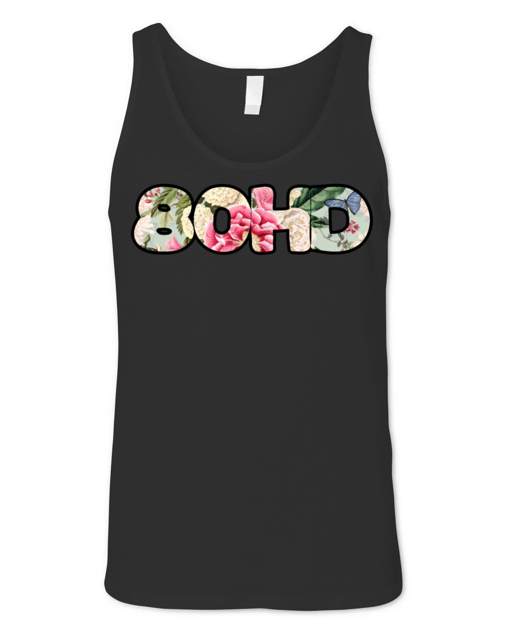 80hd ADHD roses Unisex Jersey Tank
