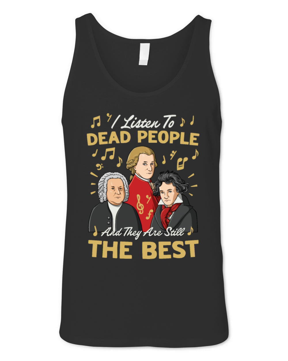 I Listen To Dead People And They Are Still The Unisex Jersey Tank