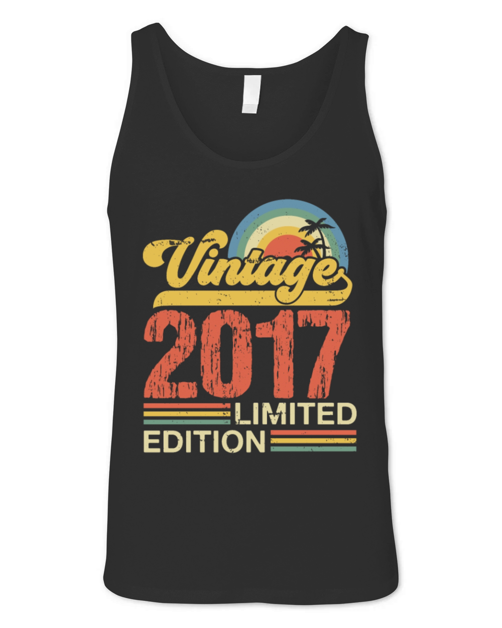 Retro Vintage 2017 Limited Edition Unisex Jersey Tank