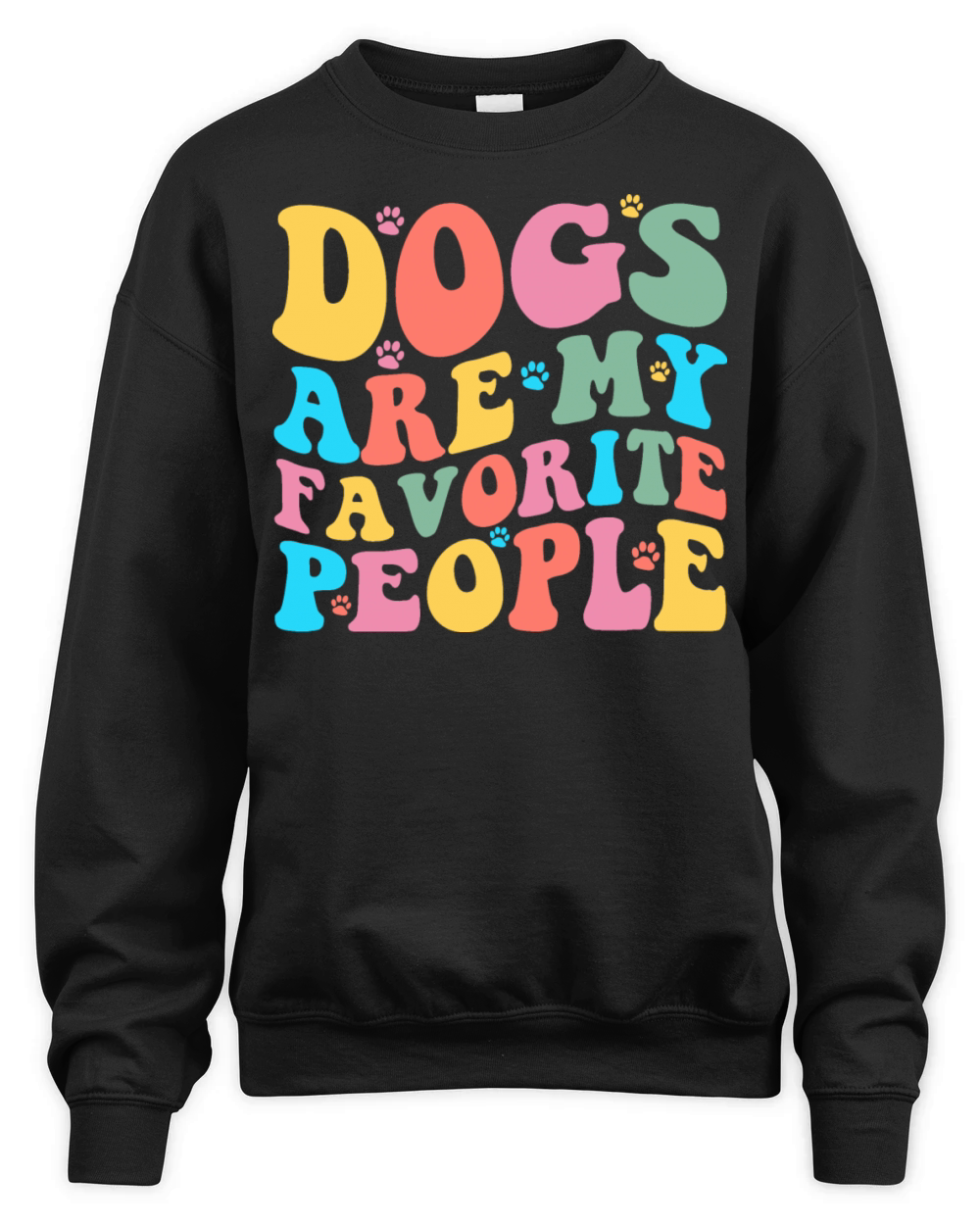 dogs are my favorite people Unisex Premium Crewneck Sweatshirt