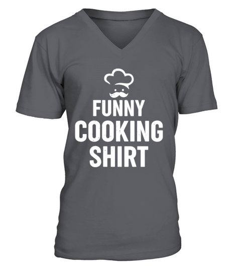 Funny Cooking Shirt Cook Chef Funny Cook Shirt Coo V-Neck T-shirt