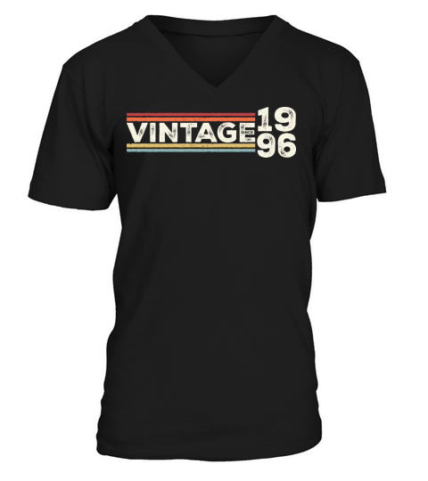Vintage 1996 Gifts Legend for 27 Years Old - 27th V-Neck T-shirt