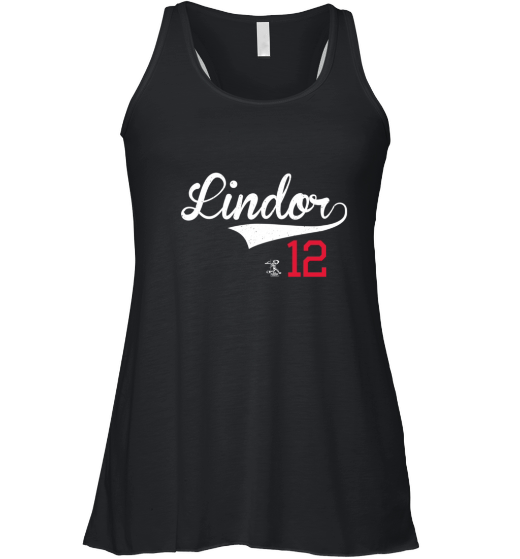 Francisco Lindor Vintage Gameday Women's Flowy Tank Top