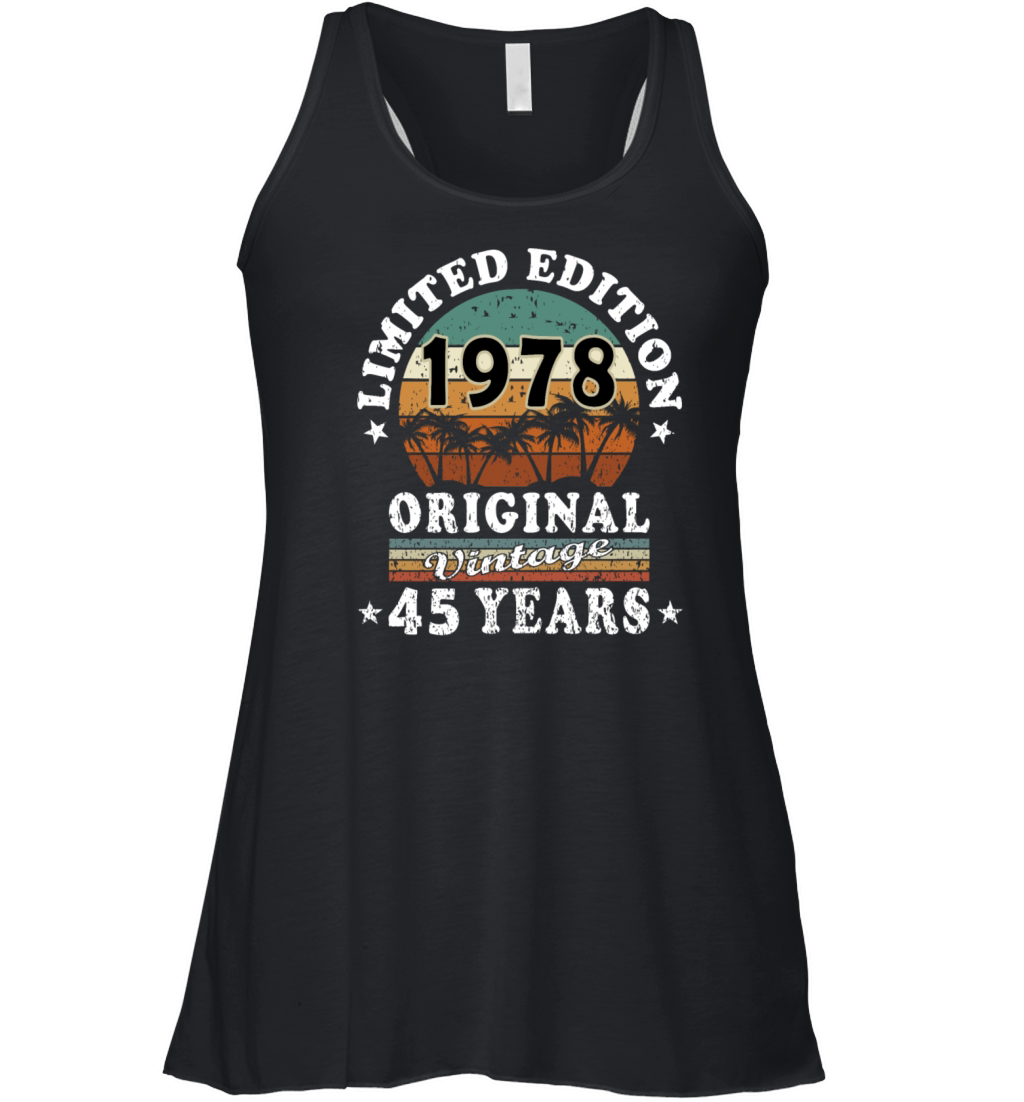 Original May vintage 1978 45th birthday gift Women's Flowy Tank Top