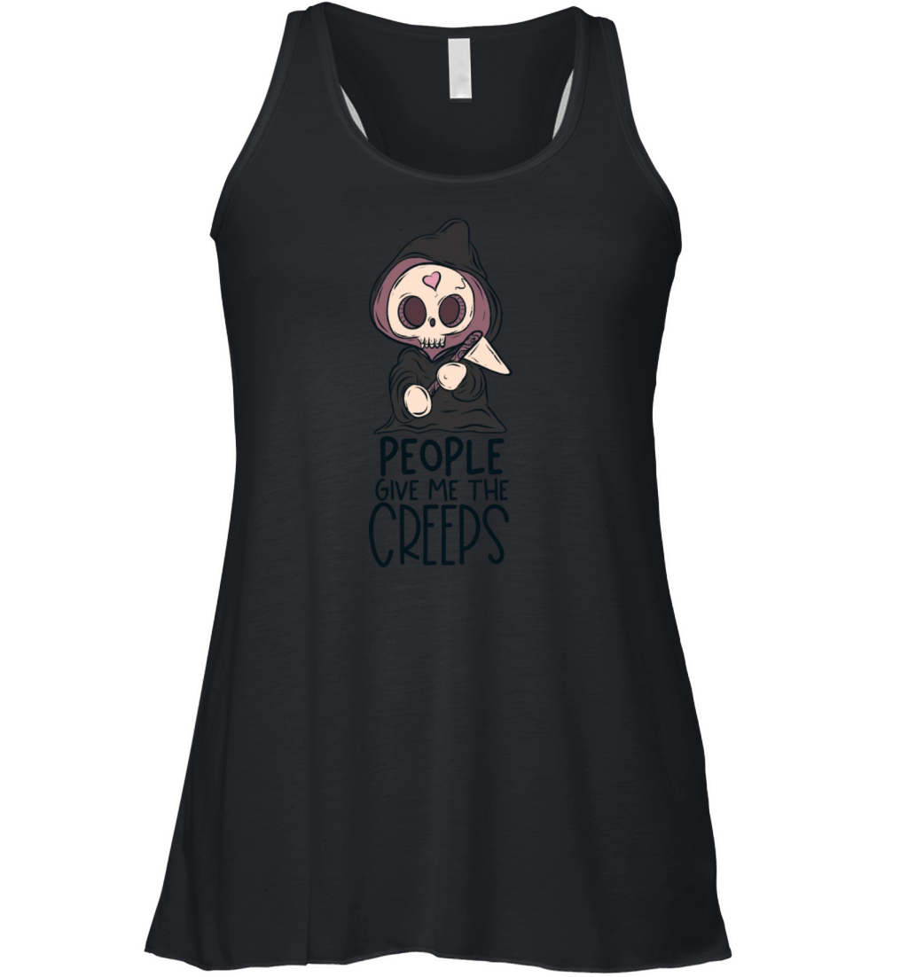 People Give Me The Creeps Women's Flowy Tank Top