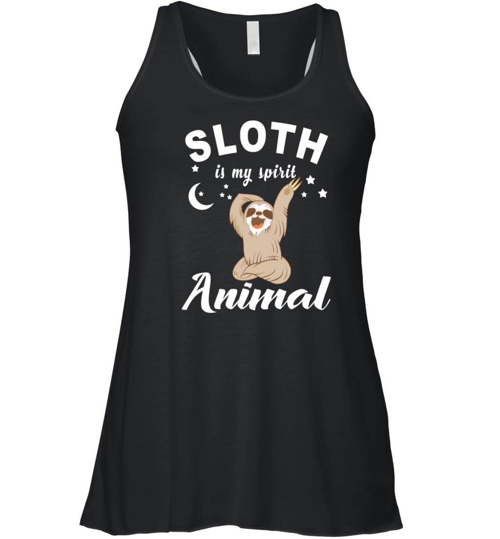 Sloth Is My Spirit Animal Women's Flowy Tank Top