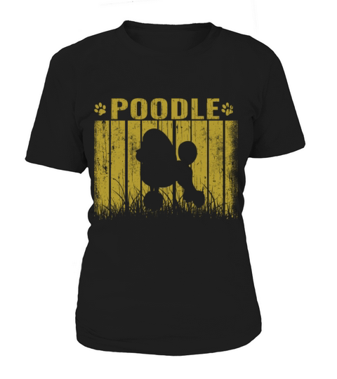 Retro Poodle Dog Vintage Gifts Women's T-Shirt