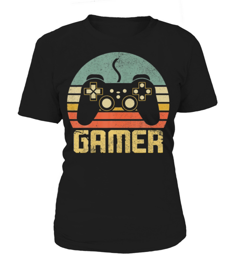 Vintage Retro Gamer Video Game Player Women's T-Shirt