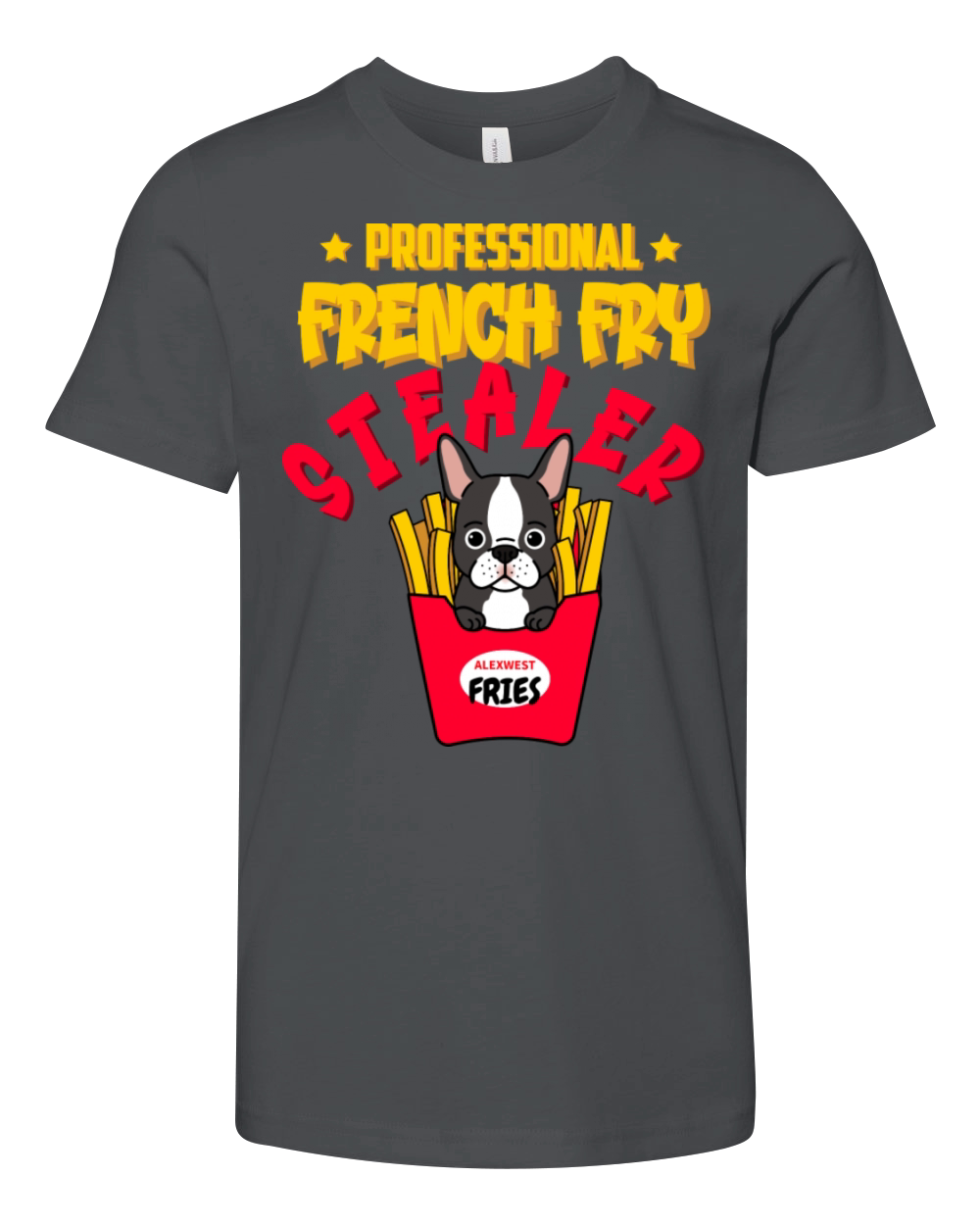 Professional French Fry Stealer Youth Unisex Jersey Tee